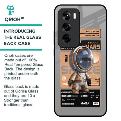 Space Ticket Glass Case for Oppo Reno 12 Pro 5G