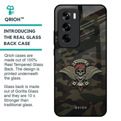 Army Warrior Glass Case for Oppo Reno 12 Pro 5G