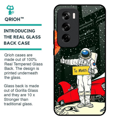 Astronaut on Mars Glass Case for Oppo Reno 12 Pro 5G