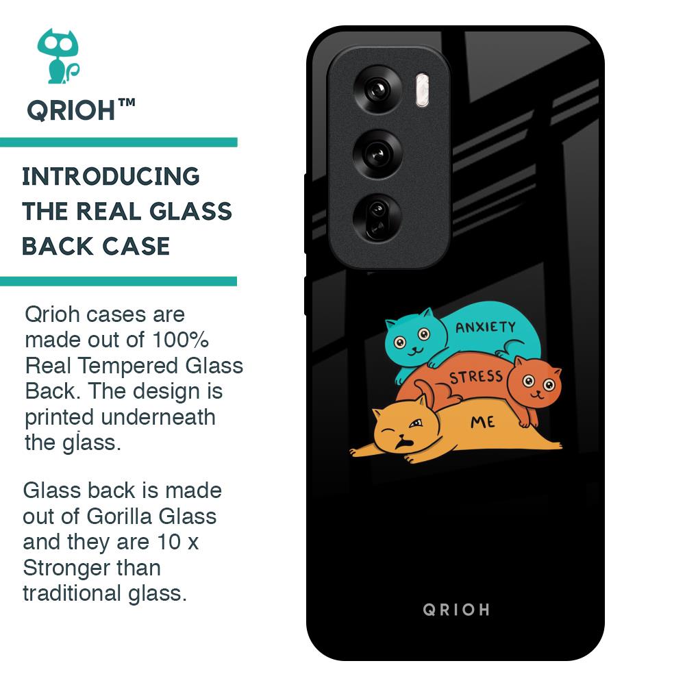 Anxiety Stress Glass Case for Oppo Reno 12 Pro 5G