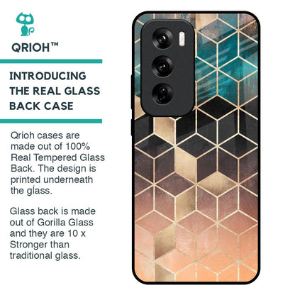 Bronze Texture Glass Case for Oppo Reno 12 Pro 5G