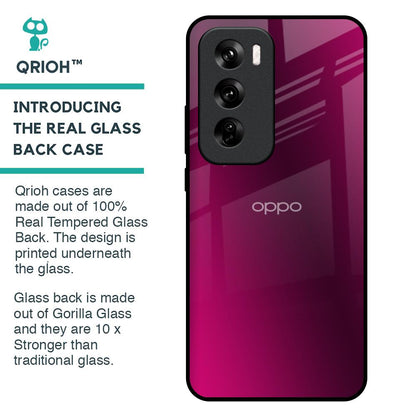 Pink Burst Glass Case for Oppo Reno 12 Pro 5G