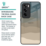 Abstract Mountain Pattern Glass Case for Oppo Reno 12 Pro 5G