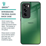 Green Grunge Texture Glass Case for Oppo Reno 12 Pro 5G