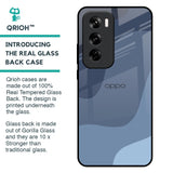 Navy Blue Ombre Glass Case for Oppo Reno 12 Pro 5G