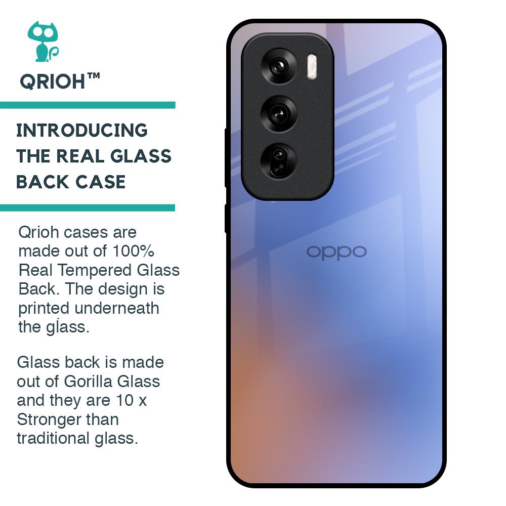 Blue Aura Glass Case for Oppo Reno 12 Pro 5G