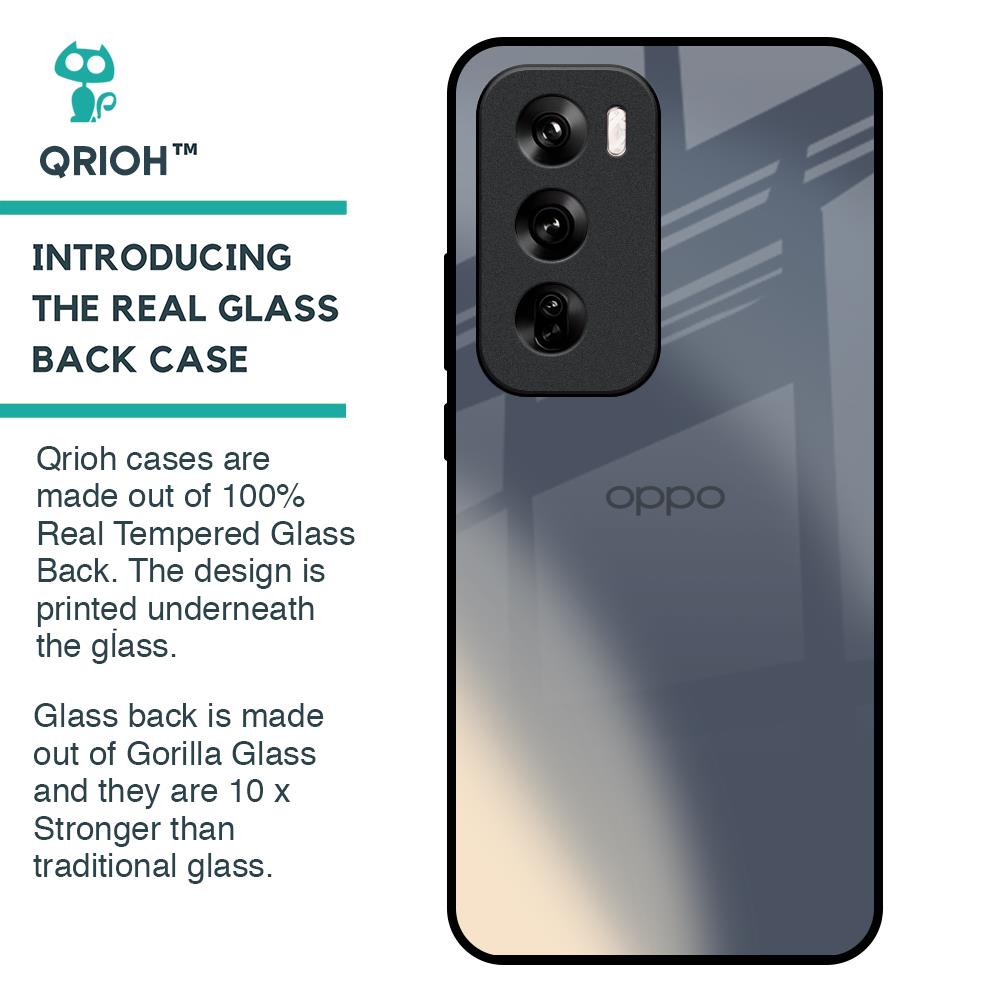 Metallic Gradient Glass Case for Oppo Reno 12 Pro 5G