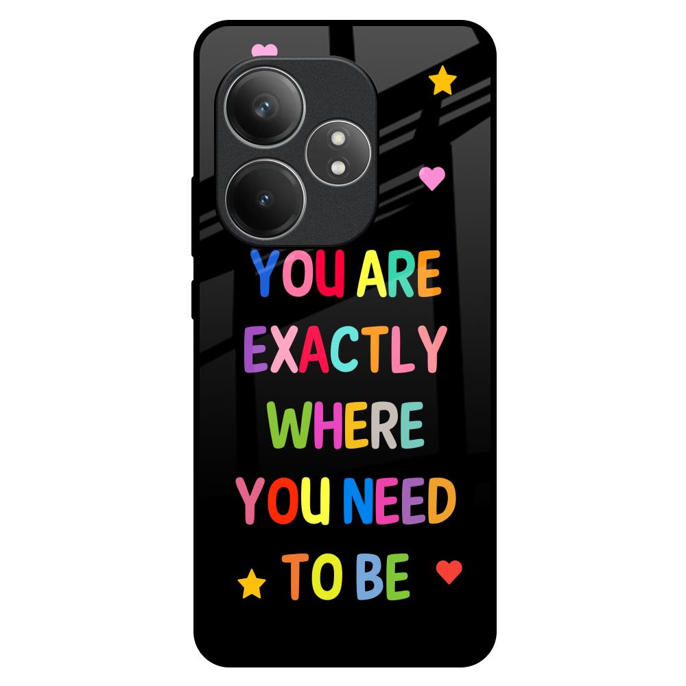 Magical Words Realme GT 6 5G Glass Back Cover Online