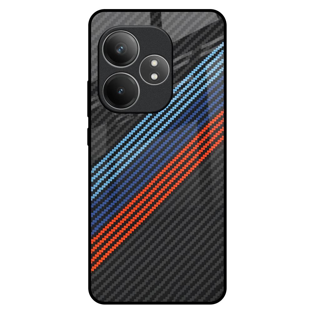 Carbon Inspired Realme GT 6 5G Glass Back Cover Online