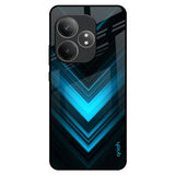 Vertical Blue Arrow Realme GT 6 5G Glass Back Cover Online