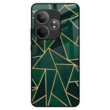 Abstract Green Realme GT 6 5G Glass Back Cover Online