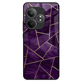 Geometric Purple Realme GT 6 5G Glass Back Cover Online