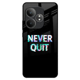 Never Quit Realme GT 6 5G Glass Back Cover Online