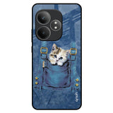 Kitty In Pocket Realme GT 6 5G Glass Back Cover Online