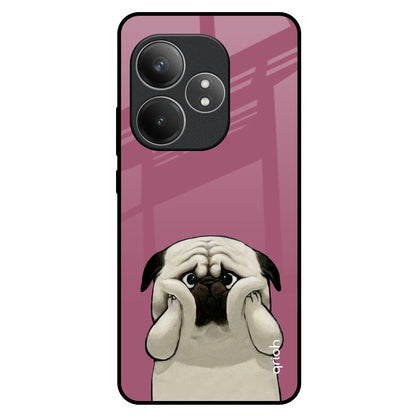 Funny Pug Face Realme GT 6 5G Glass Back Cover Online