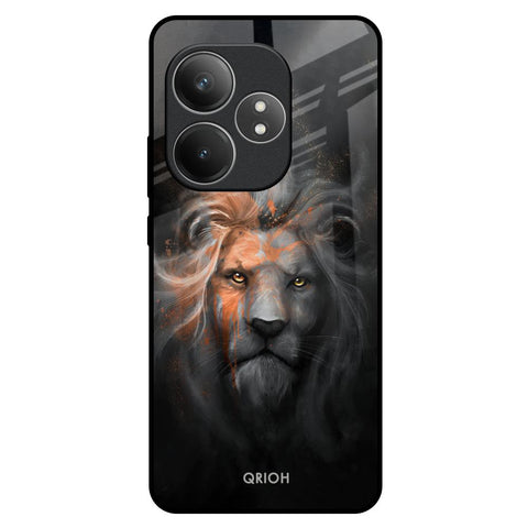 Devil Lion Realme GT 6 5G Glass Back Cover Online