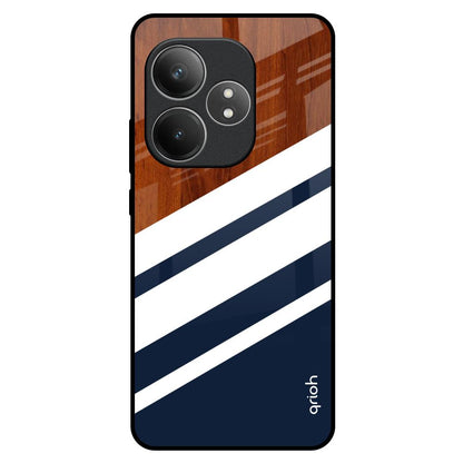 Bold Stripes Realme GT 6 5G Glass Back Cover Online