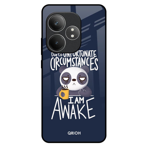 Struggling Panda Realme GT 6 5G Glass Back Cover Online