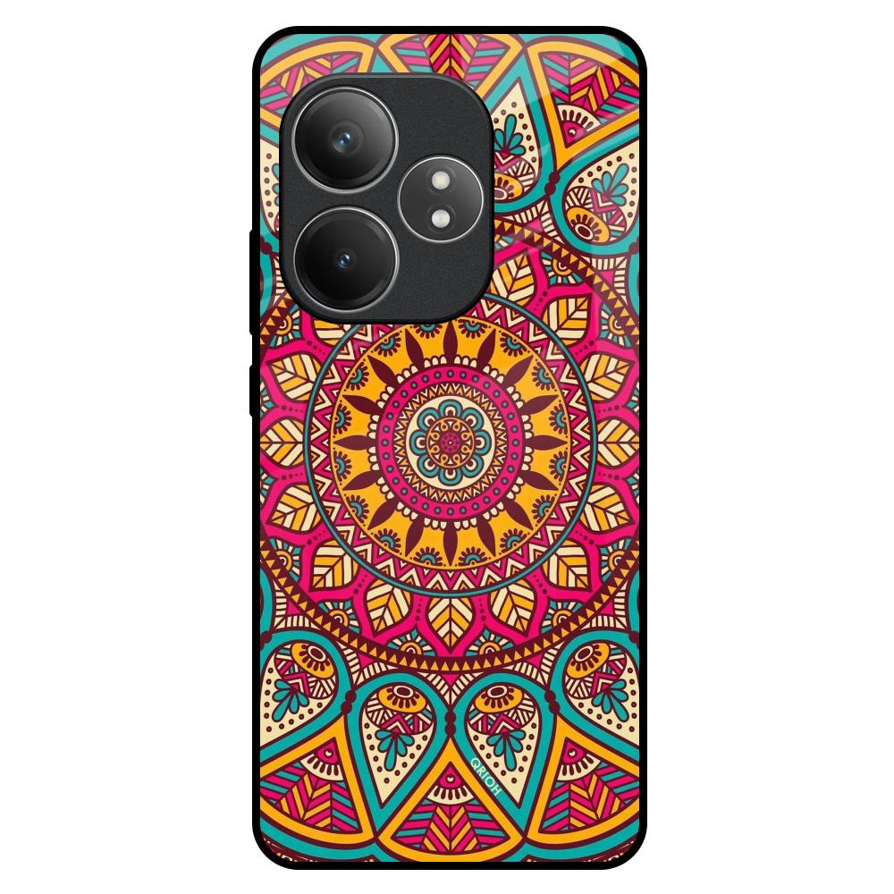 Elegant Mandala Realme GT 6 5G Glass Back Cover Online