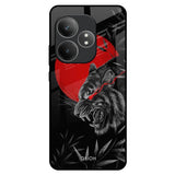 Red Moon Tiger Realme GT 6 5G Glass Back Cover Online