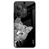 Kitten Mandala Realme GT 6 5G Glass Back Cover Online