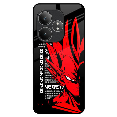 Red Vegeta Realme GT 6 5G Glass Back Cover Online