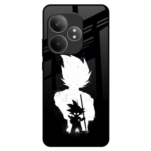 Monochrome Goku Realme GT 6 5G Glass Back Cover Online