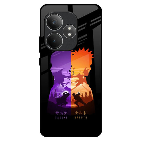 Minimalist Anime Realme GT 6 5G Glass Back Cover Online