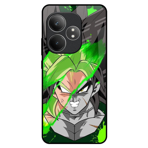 Anime Green Splash Realme GT 6 5G Glass Back Cover Online