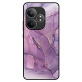 Purple Gold Marble Realme GT 6 5G Glass Back Cover Online