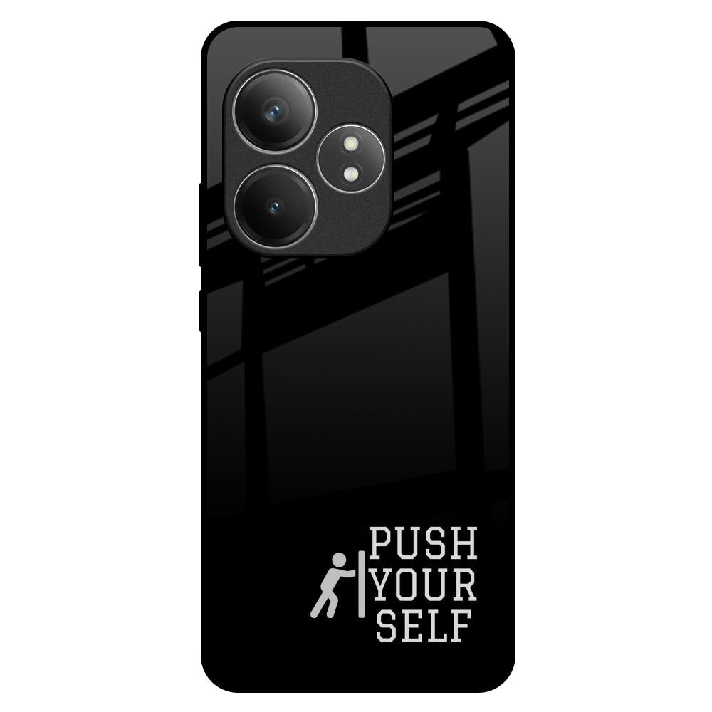 Push Your Self Realme GT 6 5G Glass Back Cover Online
