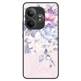 Elegant Floral Realme GT 6 5G Glass Back Cover Online