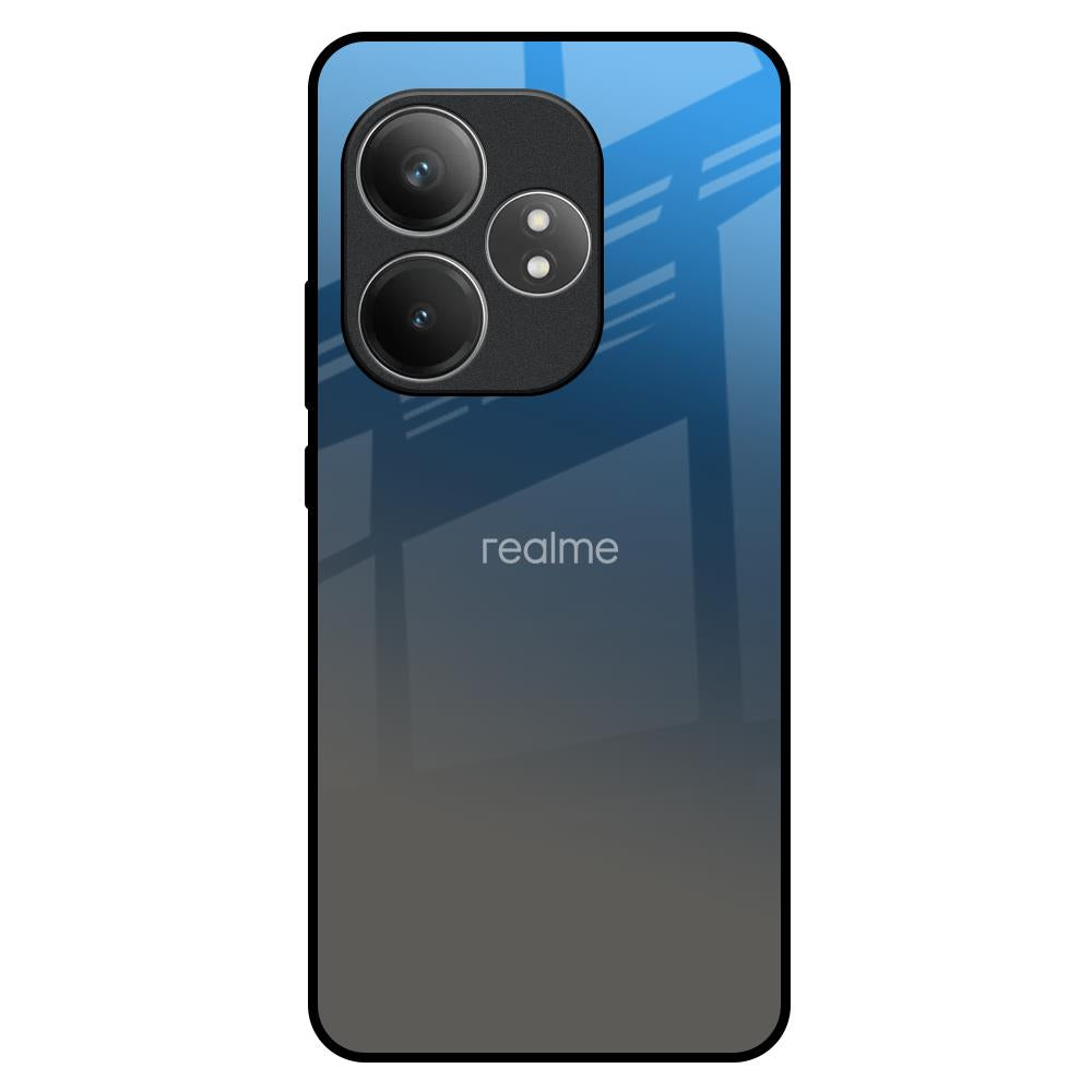 Blue Grey Ombre Realme GT 6 5G Glass Back Cover Online