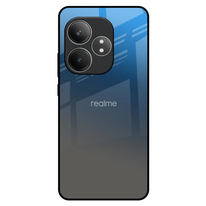 Blue Grey Ombre Realme GT 6 5G Glass Back Cover Online