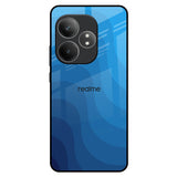 Blue Wave Abstract Realme GT 6 5G Glass Back Cover Online