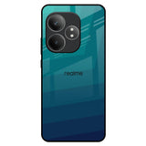 Green Triangle Pattern Realme GT 6 5G Glass Back Cover Online