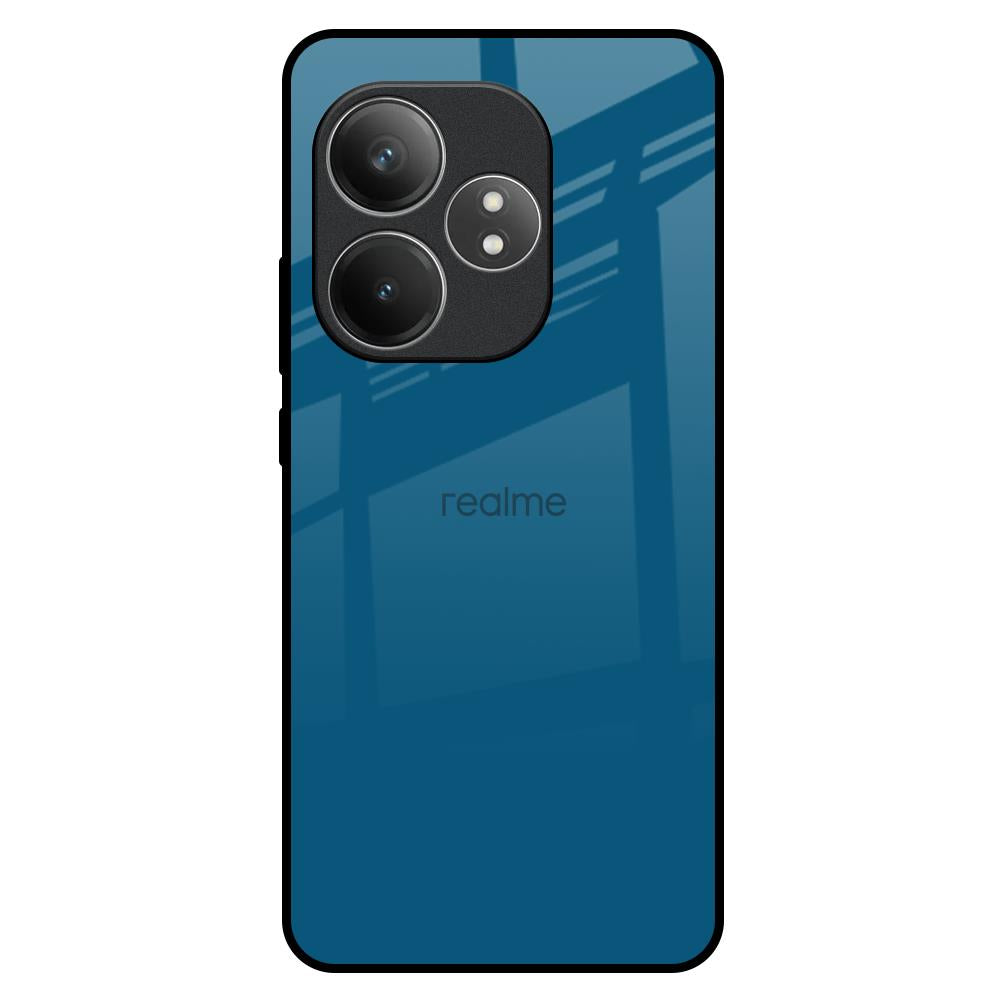 Cobalt Blue Realme GT 6 5G Glass Back Cover Online