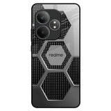 Hexagon Style Realme GT 6 5G Glass Back Cover Online