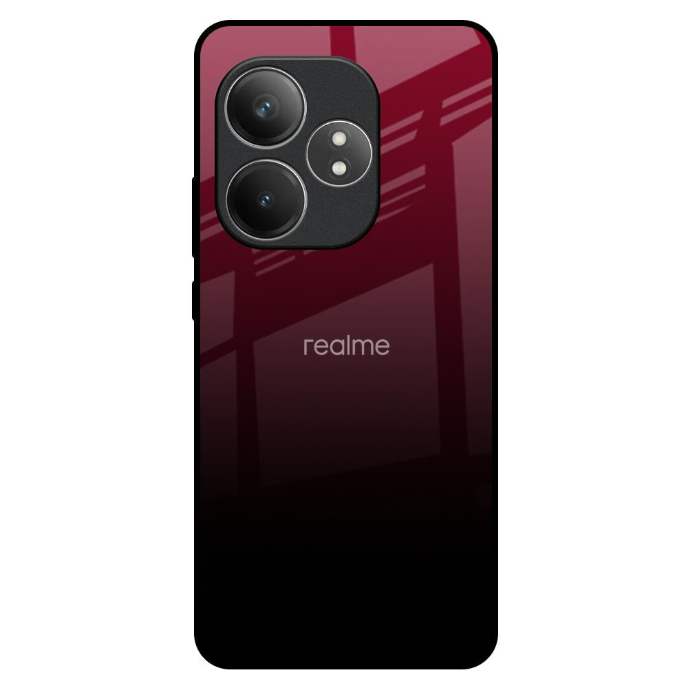Wine Red Realme GT 6 5G Glass Back Cover Online