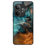 Golden Splash Realme GT 6 5G Glass Back Cover Online