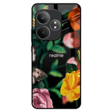 Flowers & Butterfly Realme GT 6 5G Glass Back Cover Online