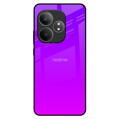 Purple Pink Realme GT 6 5G Glass Back Cover Online