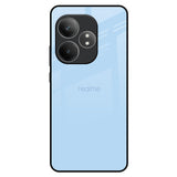 Pastel Sky Blue Realme GT 6 5G Glass Back Cover Online