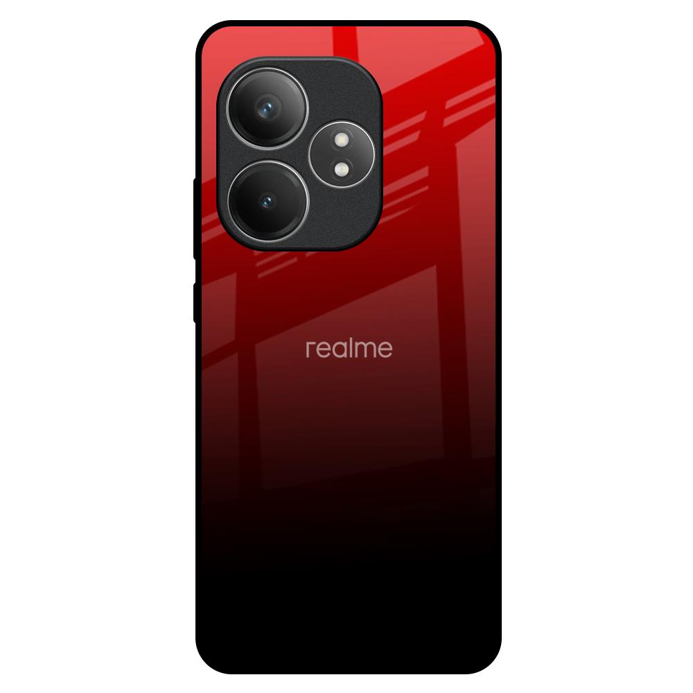 Maroon Faded Realme GT 6 5G Glass Back Cover Online