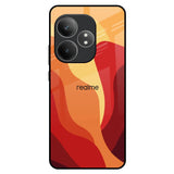 Magma Color Pattern Realme GT 6 5G Glass Back Cover Online