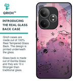 Space Doodles Glass Case for Realme GT 6 5G