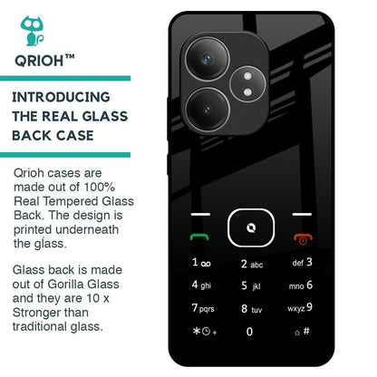 Classic Keypad Pattern Glass Case for Realme GT 6 5G