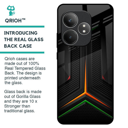 Modern Ultra Chevron Glass Case for Realme GT 6 5G