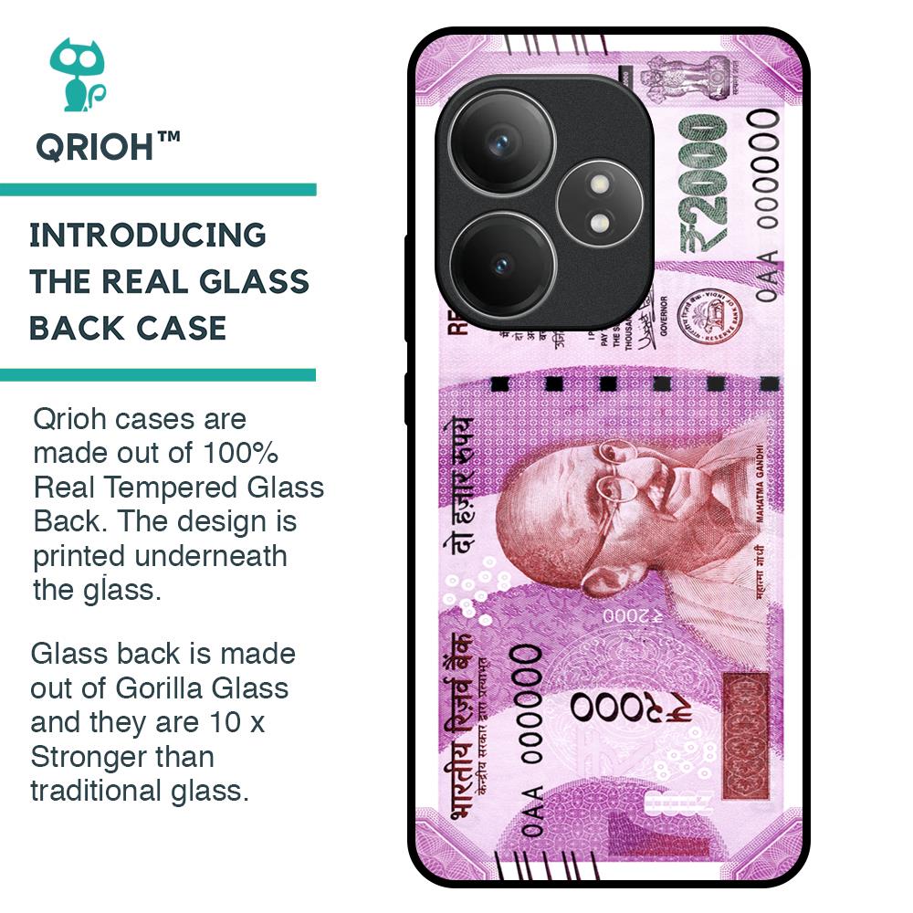 Stock Out Currency Glass Case for Realme GT 6 5G