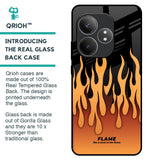 Fire Flame Glass Case for Realme GT 6 5G